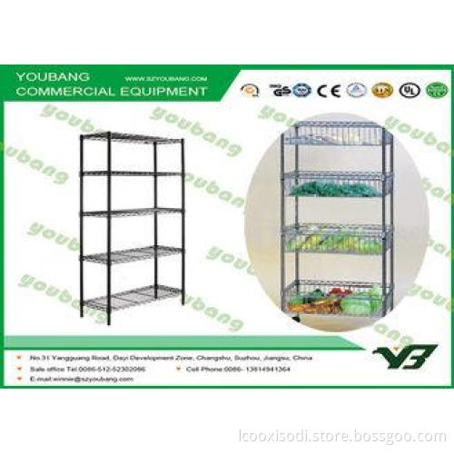 Space Practical Grocery Rack / Wire Display Racks for bouti